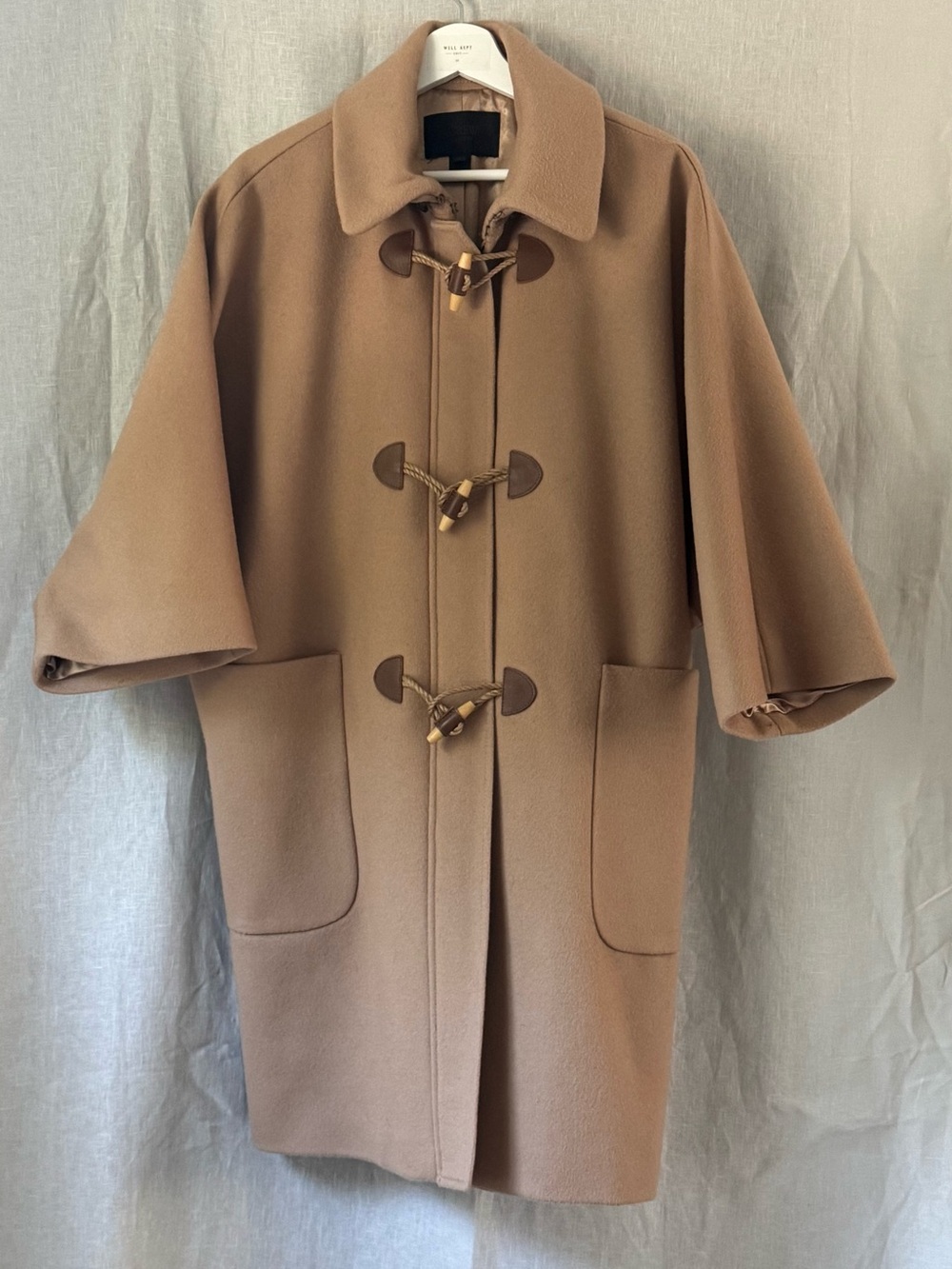 J.Crew Collection Limited Edition Camel Wool Toggle Coat L Style 99375